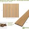 Ekena Millwork 48H x 3/8T Adjustable Wood Slat Wall Panel Kit w/ 4W Slats, Maple contains 11 Slats SWW55X48X0375MA - alternate 5